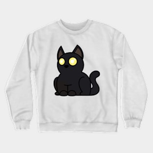 Plump Cat Black Crewneck Sweatshirt